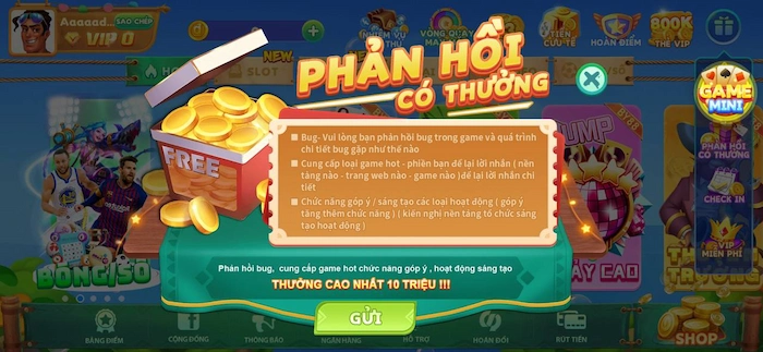 Phản Hồi Có Thưởng