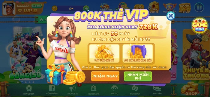 800K Thẻ VIP