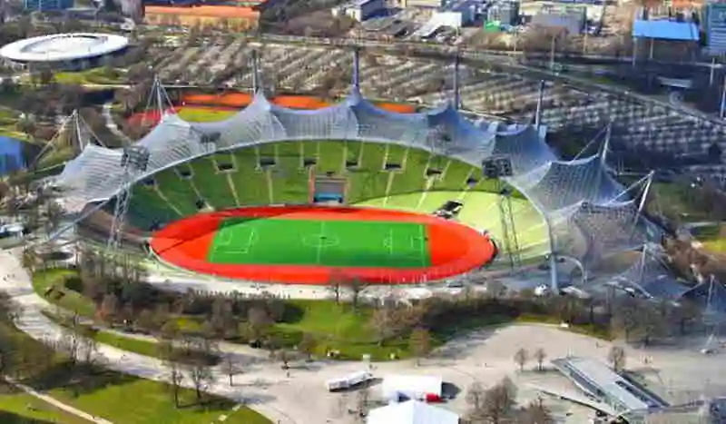 Olympiastadion Munich được tạo ra để phục vụ Thế vận hội Mùa hè 1972